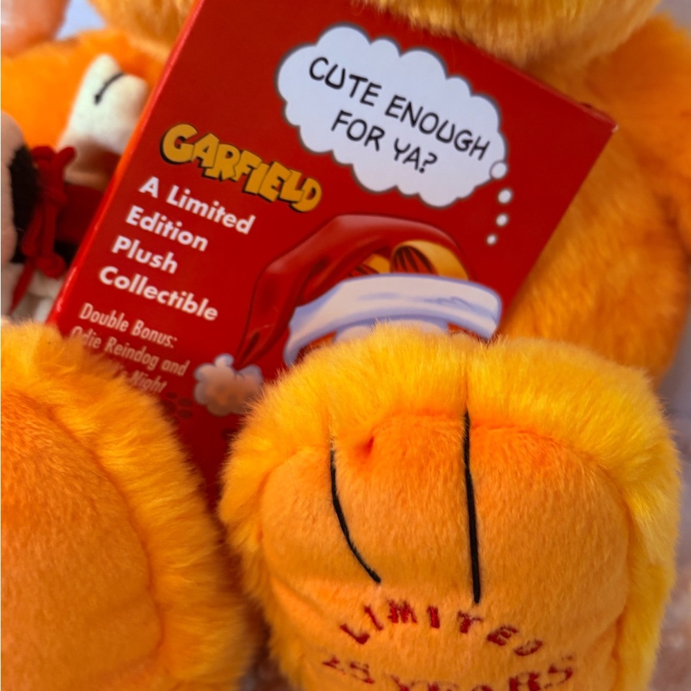 Vintage Garfield Santa Limited Edition 25yr Anniversary - Picture 6 of 14